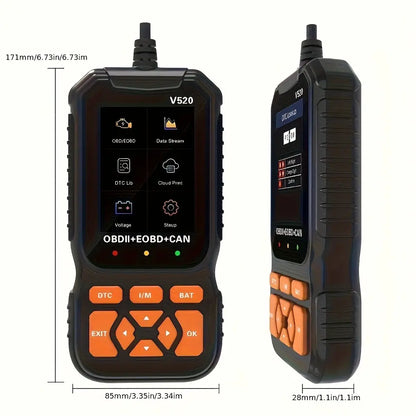 V520 OBD2 Car Diagnostic Scanner with Live Data