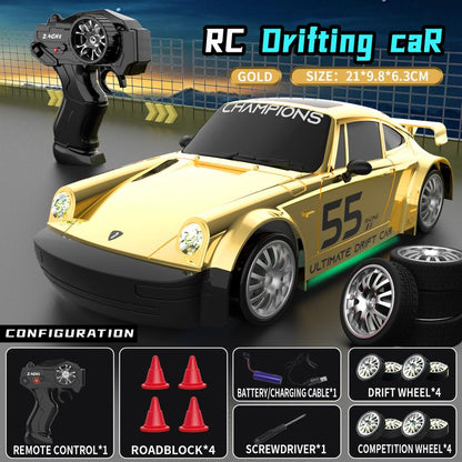 🎄Gifts For Children🎁🏀RC Drift Racing Car 1:20 Scale Model with 2.4GHz Remote 360° Spins & LED Lights