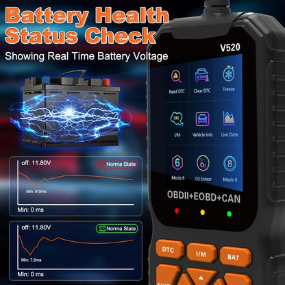 V520 OBD2 Car Diagnostic Scanner with Live Data
