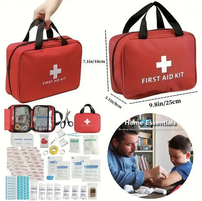 🚨First Aid Kit – High-quality, waterproof, and portable trauma first aid kit, suitable for various emergency situations