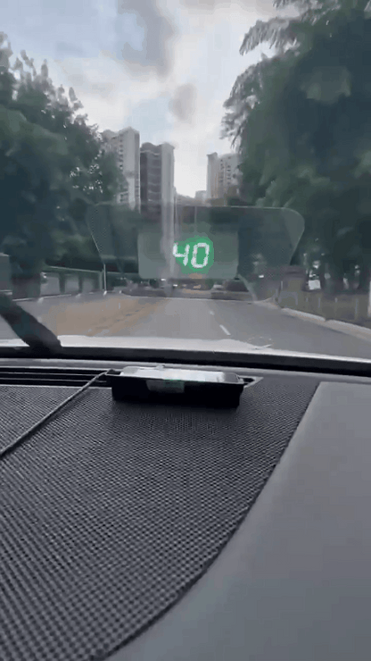 Affichage tête haute GPS pour voitures – Compteur de vitesse numérique MPH avec projection HUD