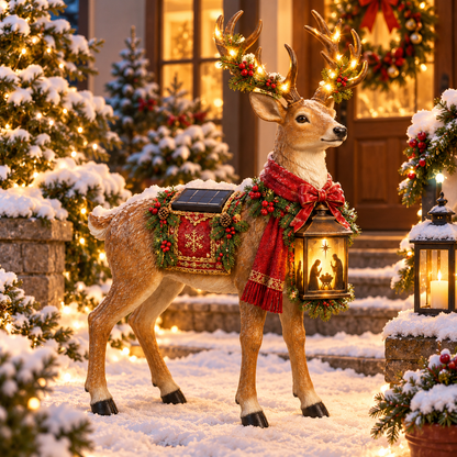 🔥Last Day 49% OFF✨ Holy Night Christmas Solar Lights | Lighted Nativity Outdoor Decor