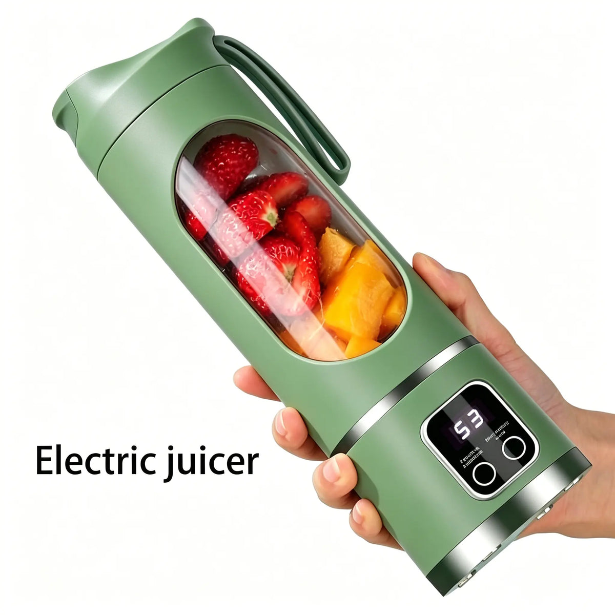 Smart Portable Blender – USB Rechargeable Personal Smoothie Maker with Digital Display