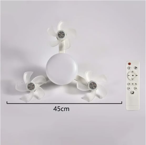 ❄️Stay Cool & Bright💡 2-in-1 Ceiling Fan Light 🏠Perfect for Bedrooms, Kitchens & Garages