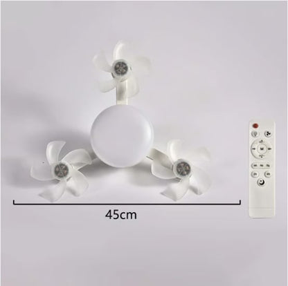 ❄️Stay Cool & Bright💡 2-in-1 Ceiling Fan Light 🏠Perfect for Bedrooms, Kitchens & Garages