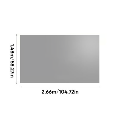 Metallic Anti-Light Projector Screen