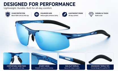 🎉2026 Hot Sale🎁New-Photochromic Sunglasses with Anti-glare Polarized Lens