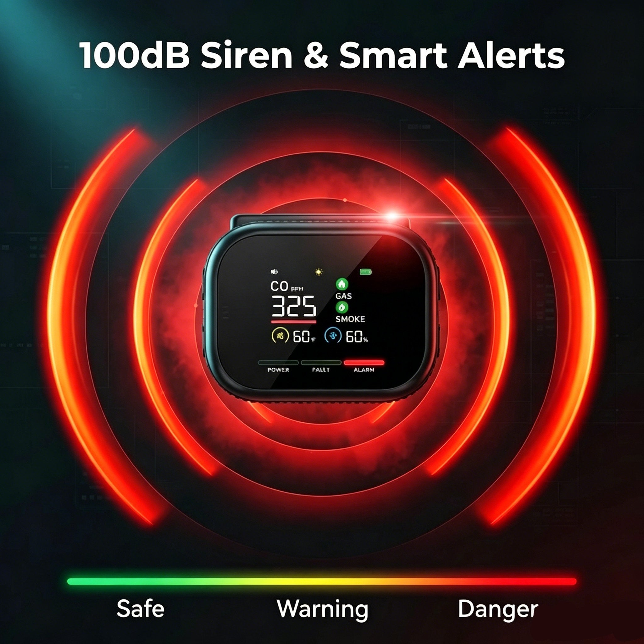 🛡️ 6-in-1 Smart Home Safety Detector