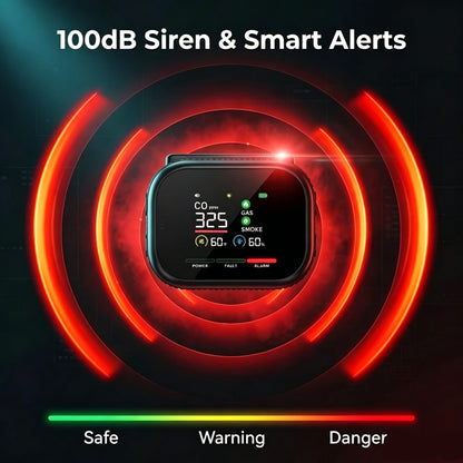 🛡️ 6-in-1 Smart Home Safety Detector