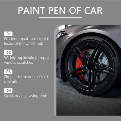 🔥Hot Sale 49% off🌟🖊️ Wheel Scratch Repair Pen - Fix Curb Rash in 10 Min | Rust-Proof Formula