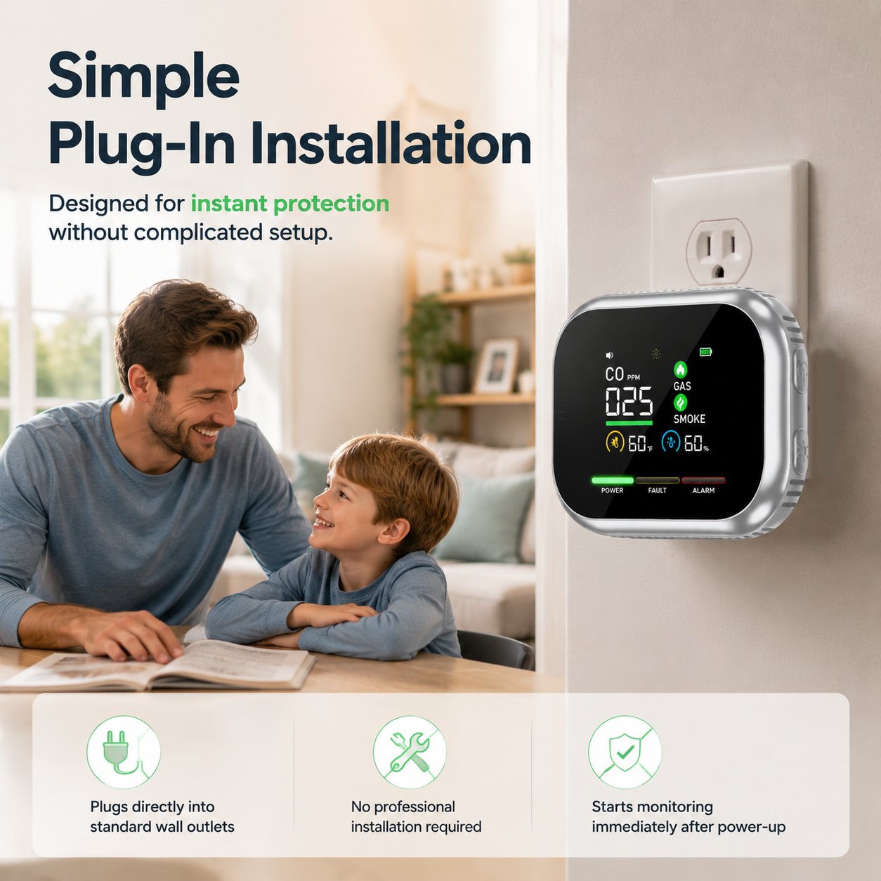 🛡️ 6-in-1 Smart Home Safety Detector