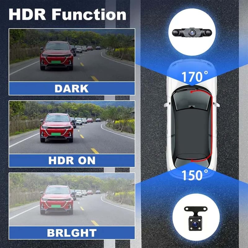 🎁Flash Sale Final Day⚡Save 49% 🔥Full View Car Dashcam System