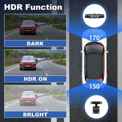 🎁Flash Sale Final Day⚡Save 49% 🔥Full View Car Dashcam System