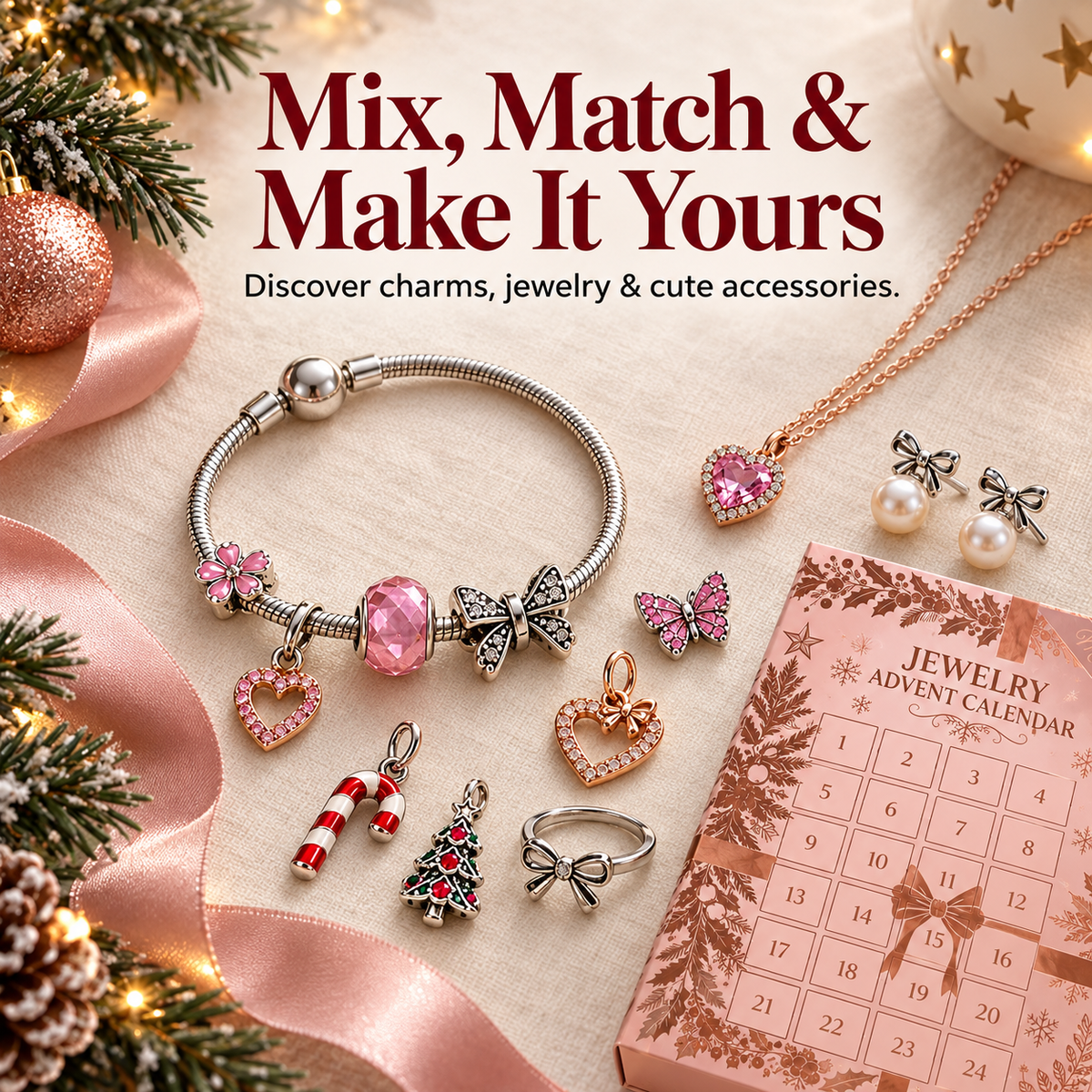 🔥 Limited-Time 49% OFF – 🎄 24-Day Christmas Jewelry Advent Calendar – A New Surprise Every Day