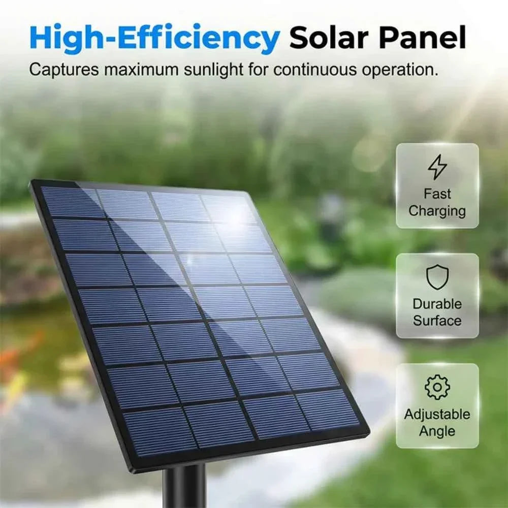 🔥Last Day 48% OFF🌿Solar Pond Aerator with Air Pump🐟