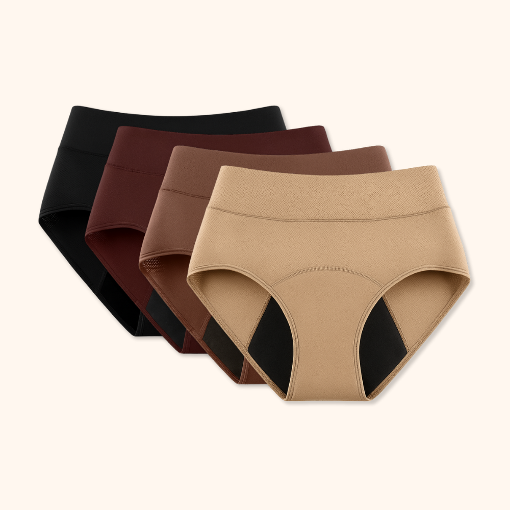 SheBodyFit 100% Leak-Proof Underwear That Won't Let You Down for Women 60+ (4-Pack)