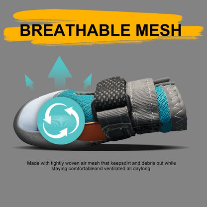 🐾 LED Light-Up Dog Boots – Motion-Activated Glowing Shoes for Night Walks