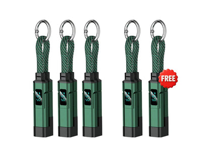 ⏰Limited Time SALE 50% OFF🔥4-in-1 Digital Display Keychain Charging Cable