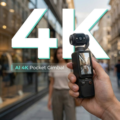 2026 Newest Xtra Pro — 2.5K AI Pocket Camera with 180° Rotating Lens