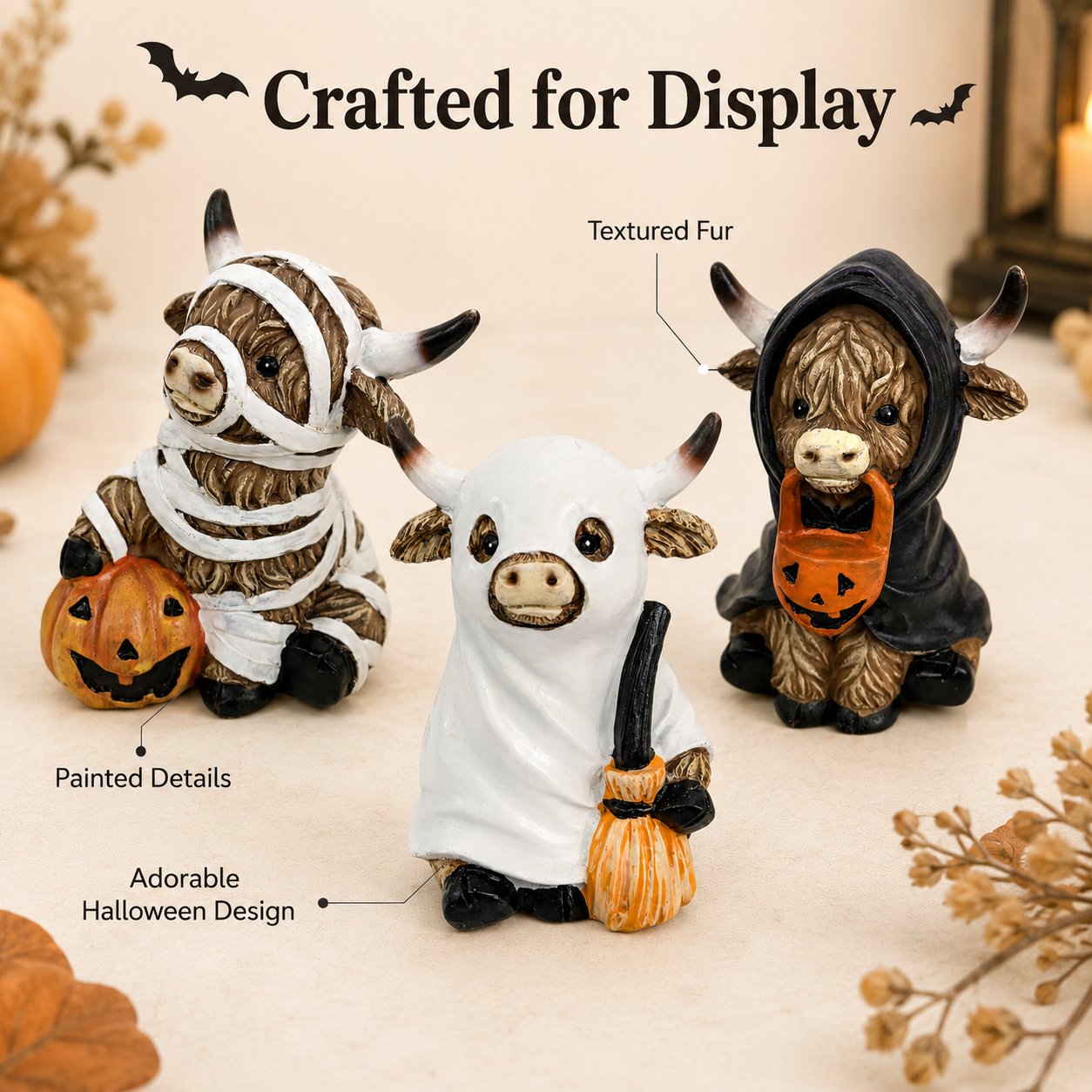 🎃Last Day 60% OFF🐮 Bring Home the Cutest Highland Cow Halloween Vibe