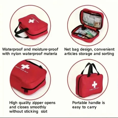 🚨First Aid Kit – High-quality, waterproof, and portable trauma first aid kit, suitable for various emergency situations