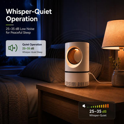🦟 UV Mosquito Trap – Quiet, Powerful Suction for Indoor Use