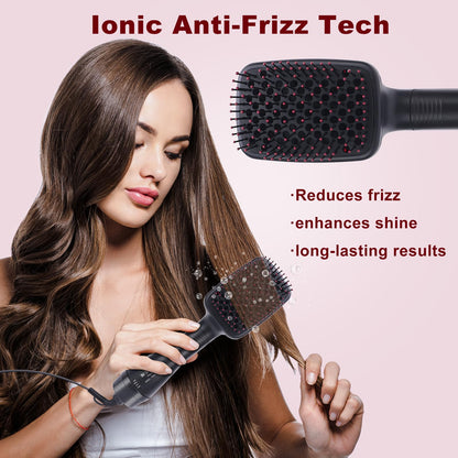 🔥2-in-1 Hot Air Brush – Hair Dryer & Straightening Styling Comb