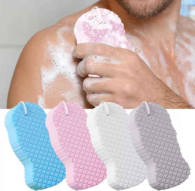 ⏳Limited-time 59% off⏰🧽Magic Exfoliating Bath Sponge - Super Soft Exfoliating&Skin Friendly🩵 🧼