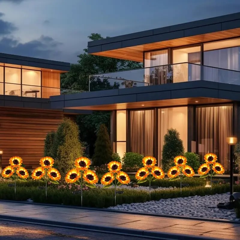 🔥Hot Sale 49% OFF🔥Solar Sunflower Garden Lights: Illuminate Your Outdoors with Sun-Kissed Charm
