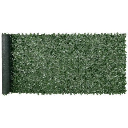 Artificial Ivy Privacy Fence Screen, Realistic Green Wall Fence with Mesh Backing & Reinforced Joints