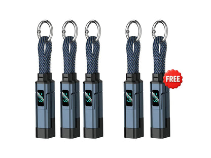 ⏰Limited Time SALE 50% OFF🔥4-in-1 Digital Display Keychain Charging Cable