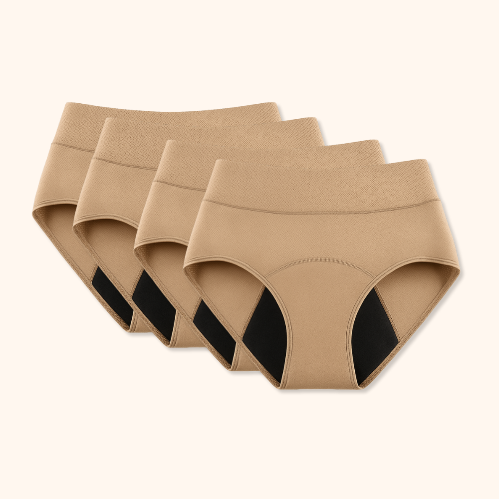 SheBodyFit 100% Leak-Proof Underwear That Won't Let You Down for Women 60+ (4-Pack)
