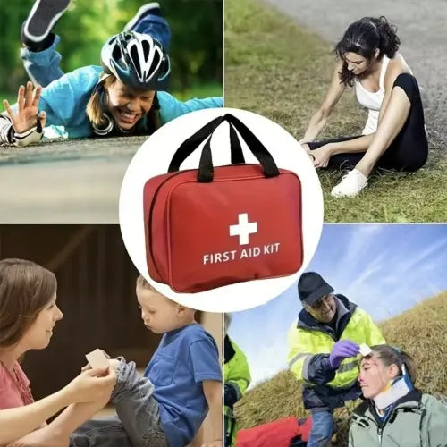 🚨First Aid Kit – High-quality, waterproof, and portable trauma first aid kit, suitable for various emergency situations