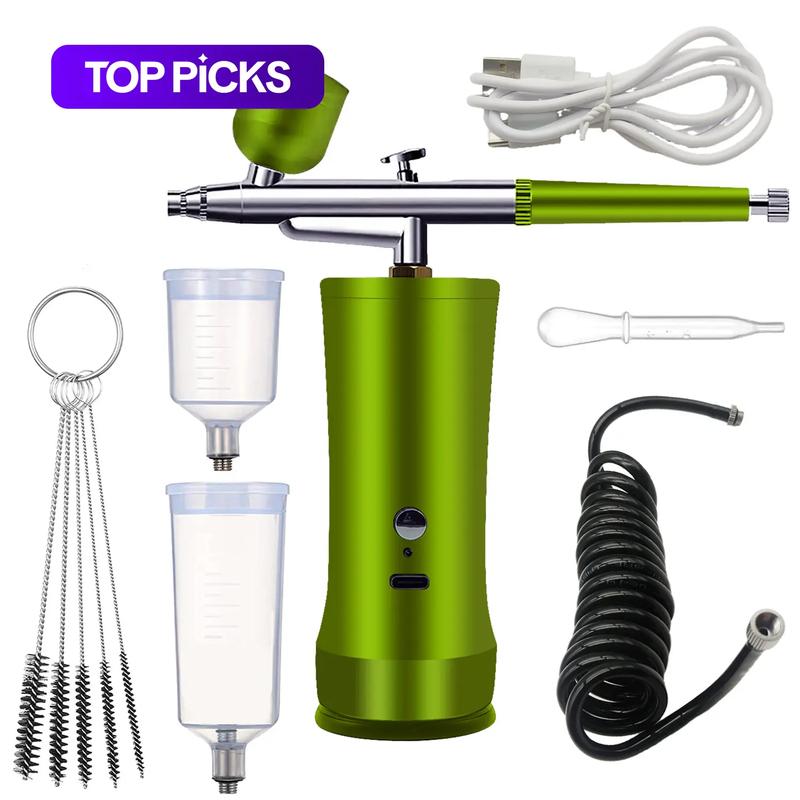🎨 Electric Airbrush Kit with Compressor - Your Portable Studio for Effortless Creativity! ✨