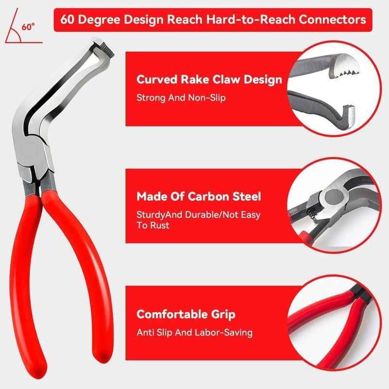 🔥LAST DAY SALE 50% OFF🛠️Automotive Electrical Disconnect & Trim Clip Pliers Set