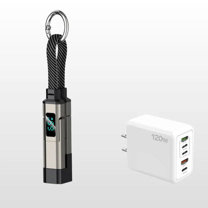 ⏰Limited Time SALE 50% OFF🔥4-in-1 Digital Display Keychain Charging Cable