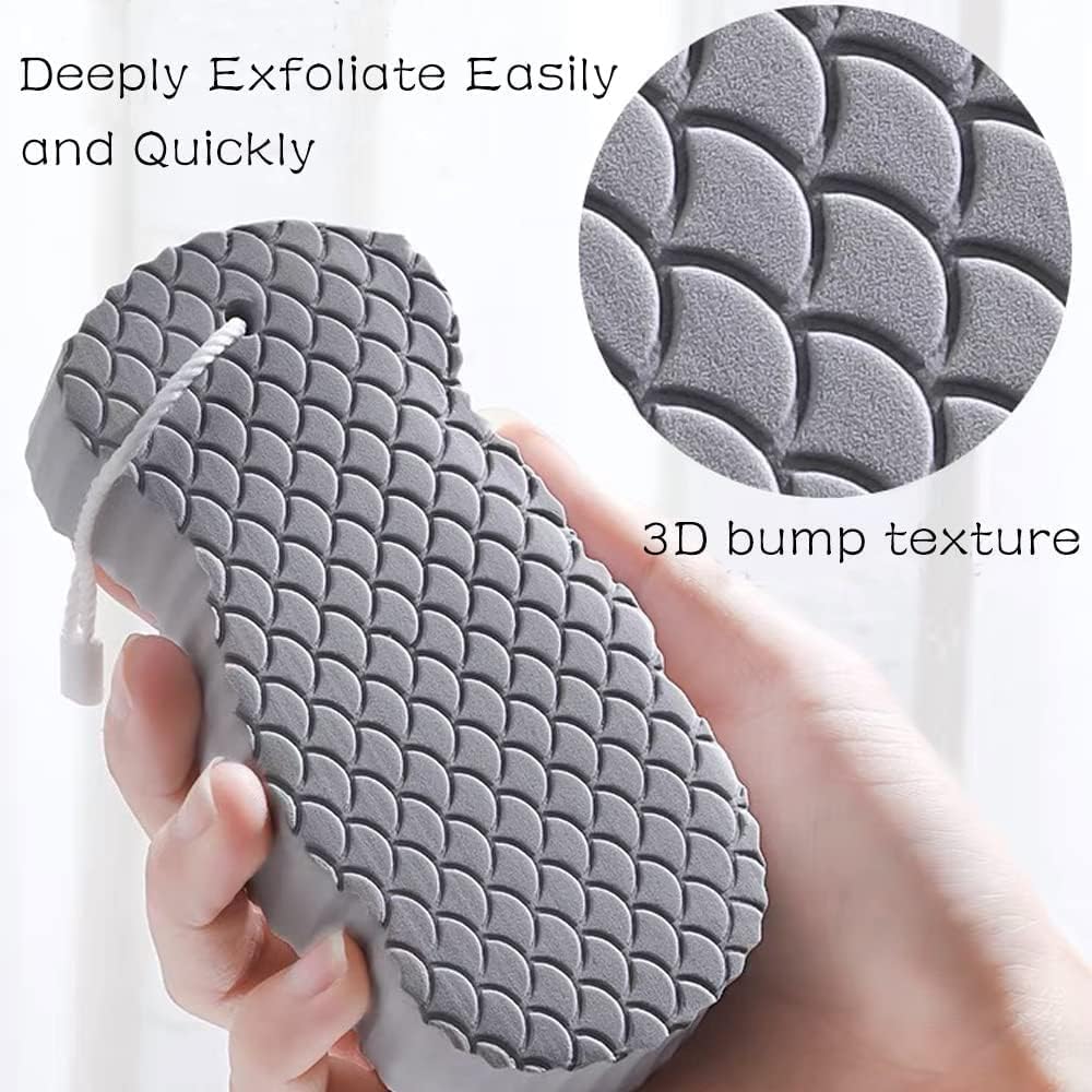 ⏳Limited-time 59% off⏰🧽Magic Exfoliating Bath Sponge - Super Soft Exfoliating&Skin Friendly🩵 🧼