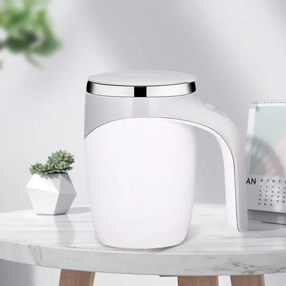 ☕ Self-Stirring Mug – One-Touch Automatic Mixing Cup for Coffee, Protein Shakes & More