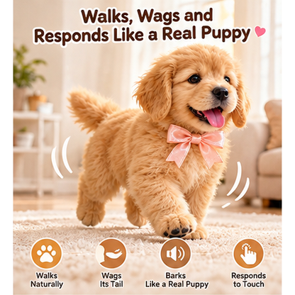 🎄49% OFF🐕🐾 Realistic Robot Golden Retriever Puppy