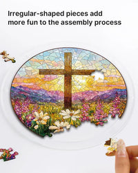 Sacred Cross Dawn Mosaic
