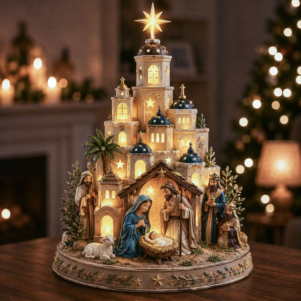 ✨ ✨Bethlehem Nativity Church Light Tower✨