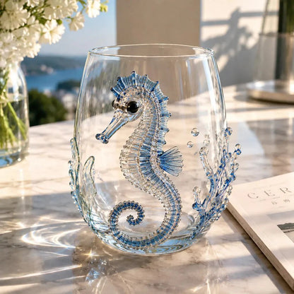 ⏰Last day Promotion 🎁The Perfect Beach House Gift🌊3D Ocean Animal Artisan Glassware Collection