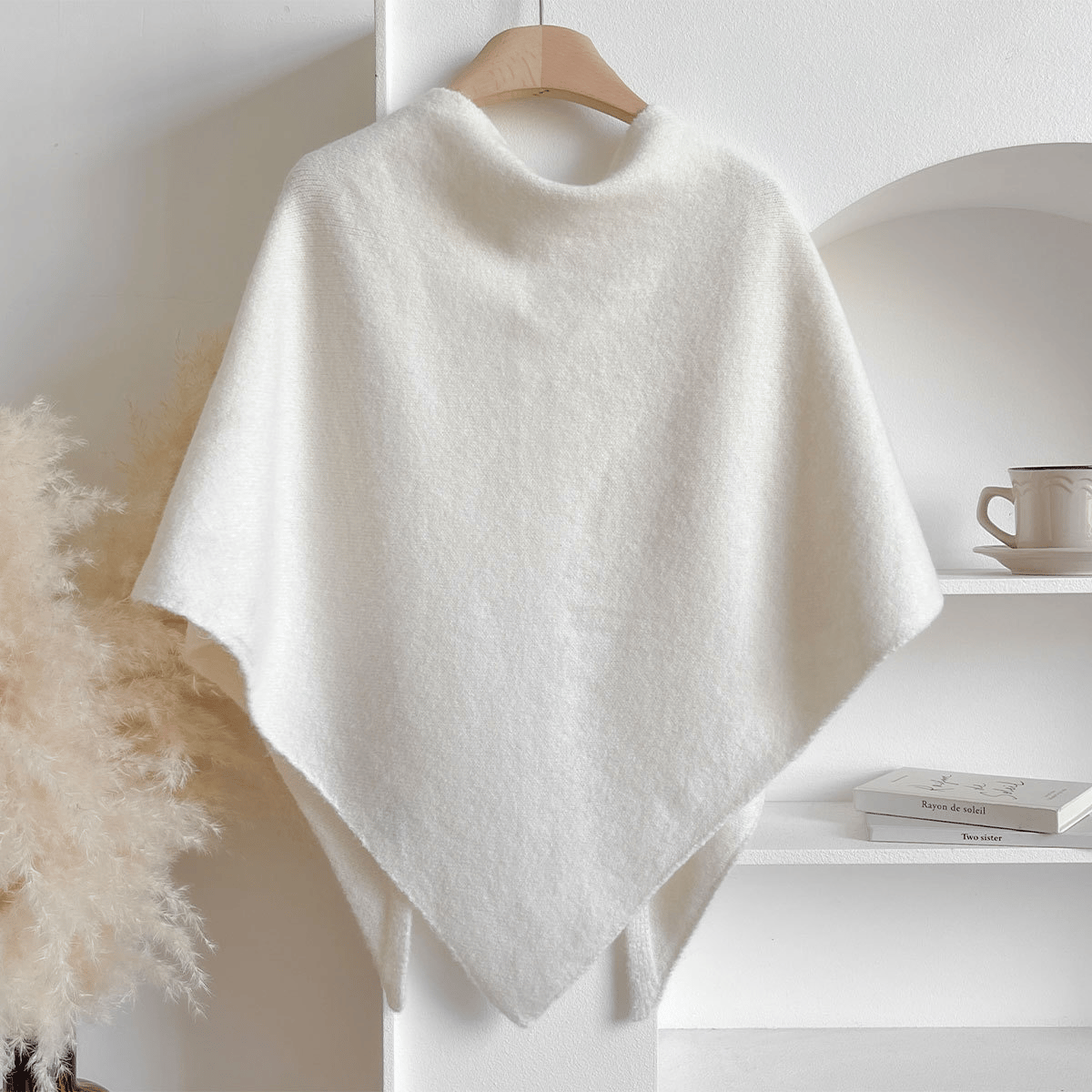 Women's Solid Color Scarf Casual Soft Comfortable Shawl for Daily Wear