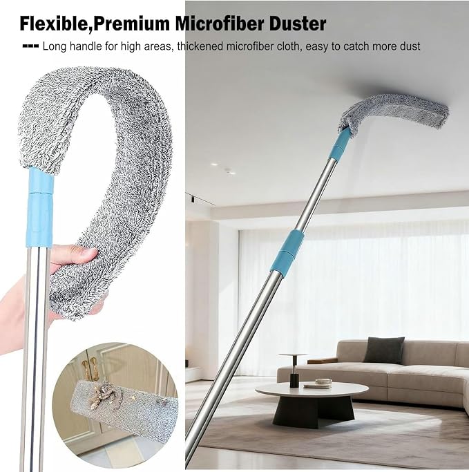 Vilyro™ Retractable Gap Dust Cleaner – Extendable Microfiber Duster for Under Beds, Sofas & Appliances