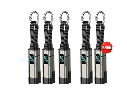 ⏰Limited Time SALE 50% OFF🔥4-in-1 Digital Display Keychain Charging Cable