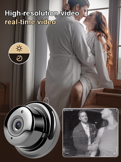 📷 Mini cámara WiFi | 1080P HD, visión nocturna y fácil configuración inalámbrica