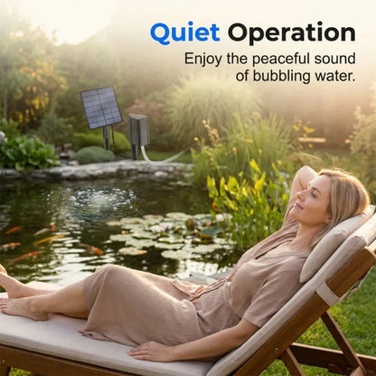 🔥Last Day 48% OFF🌿Solar Pond Aerator with Air Pump🐟