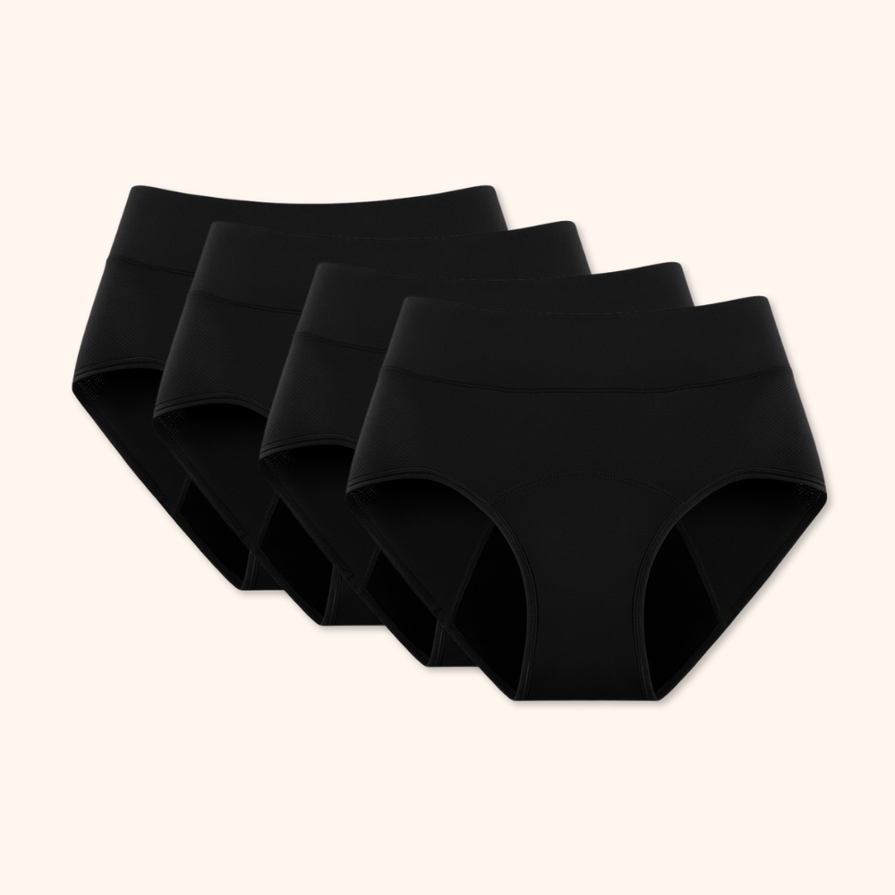 SheBodyFit 100% Leak-Proof Underwear That Won't Let You Down for Women 60+ (4-Pack)