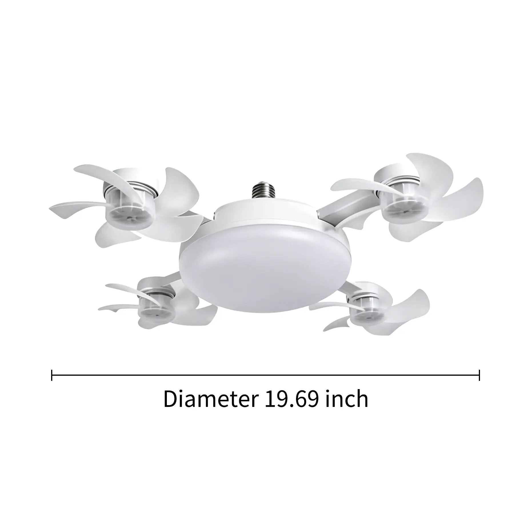 ❄️Stay Cool & Bright💡 2-in-1 Ceiling Fan Light 🏠Perfect for Bedrooms, Kitchens & Garages