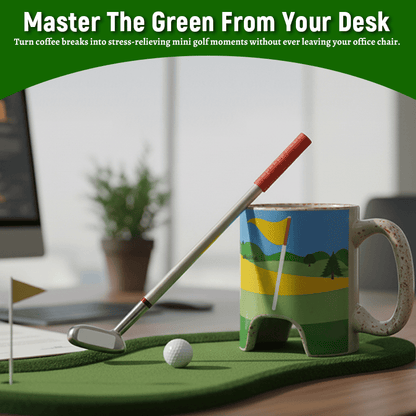 Interactive Golf Coffee Mug Set